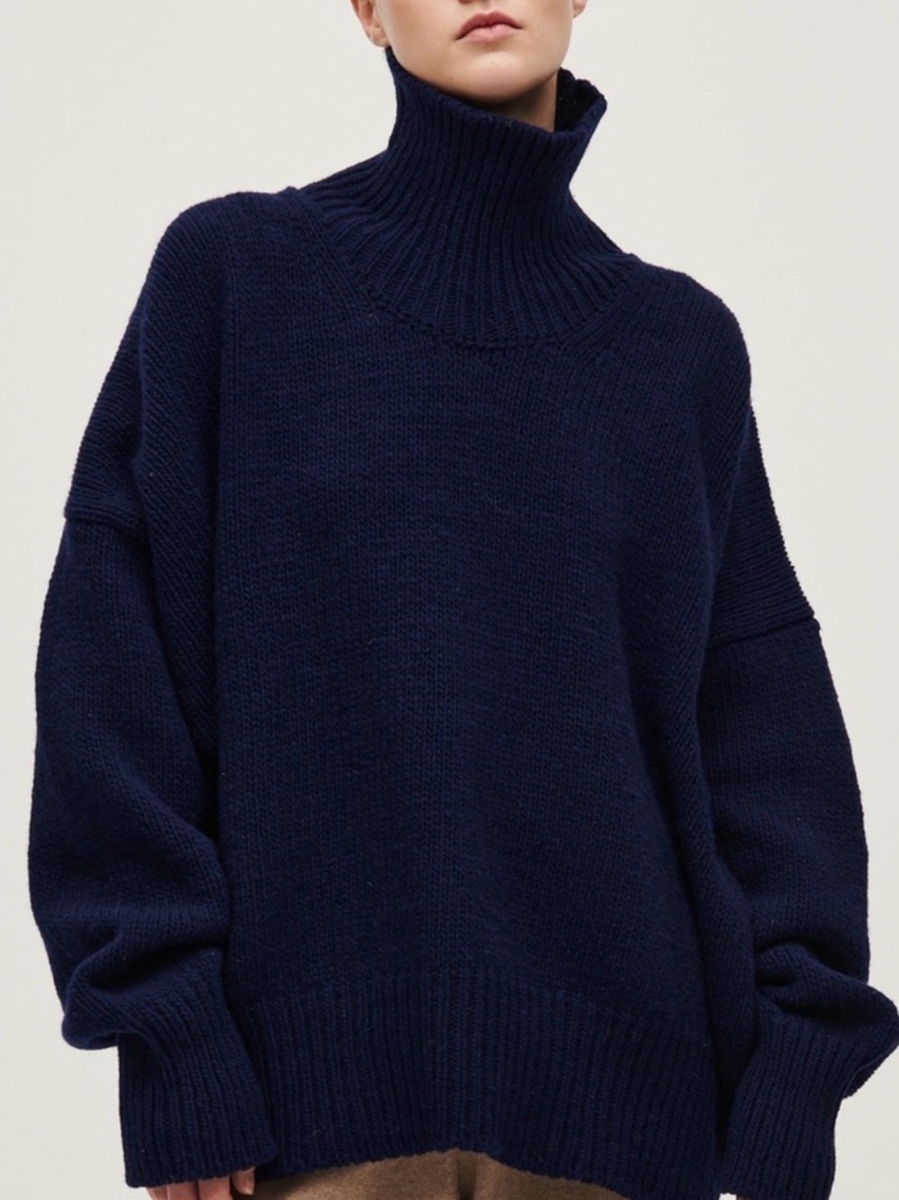 Babaa No. 17 Sweater- Navy